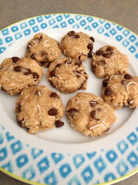no-bake almond joy cookies